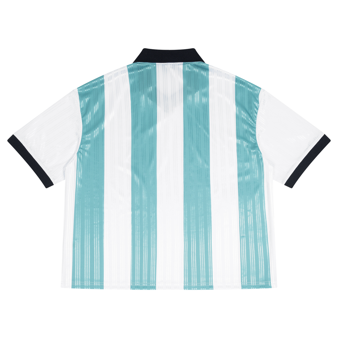 Planet Eternal Boxy Striped Collared Soccer Jersey