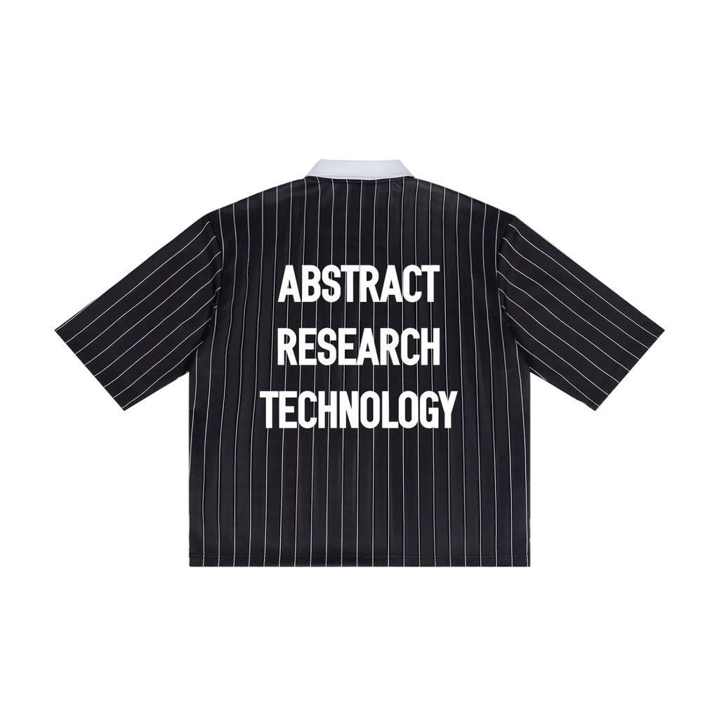 Classic Logo Pinstripe Collared Soccer Jersey