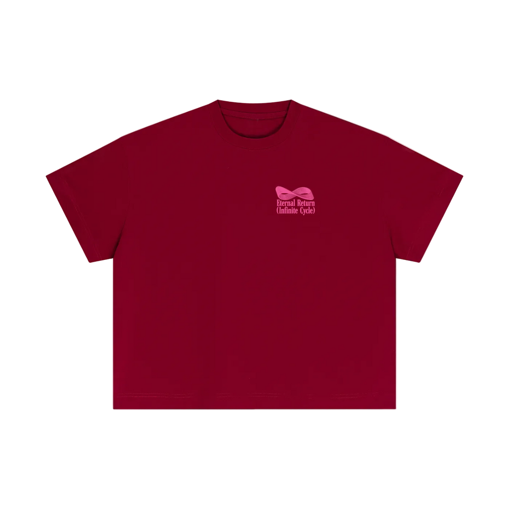 Cotton Wear: Low Cut Classic Logo Boxy Tee