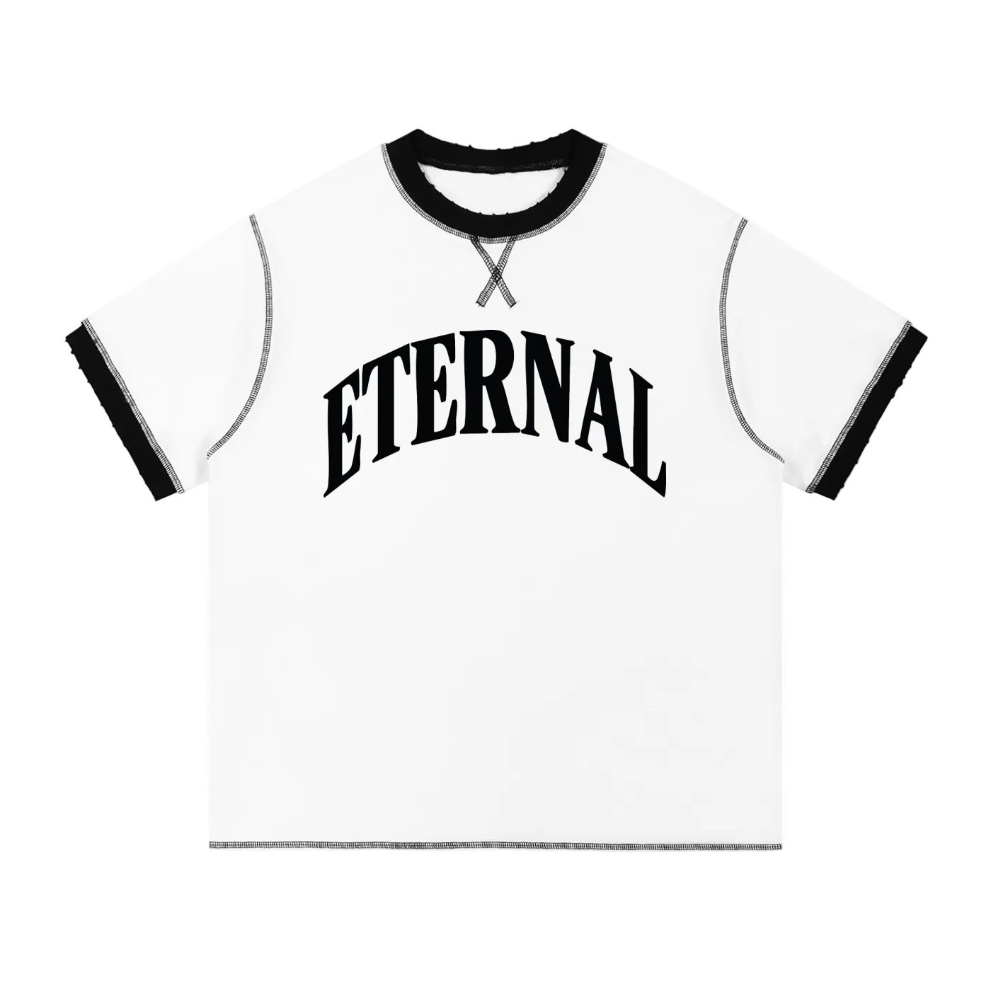 ETERNAL Contrast-Stitched Cotton T-Shirt