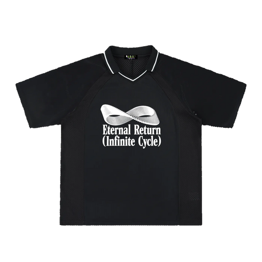 Classic Logo Striped V-Neck Jersey
