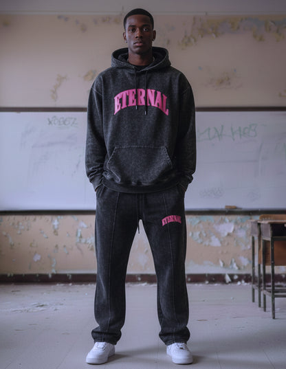 ETERNAL Snow Wash Drawstring Cotton Pants