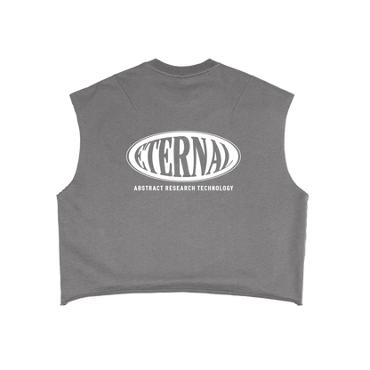 Oval Logo French Terry Boxy Tank Top