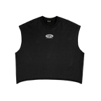 Oval Logo French Terry Boxy Tank Top