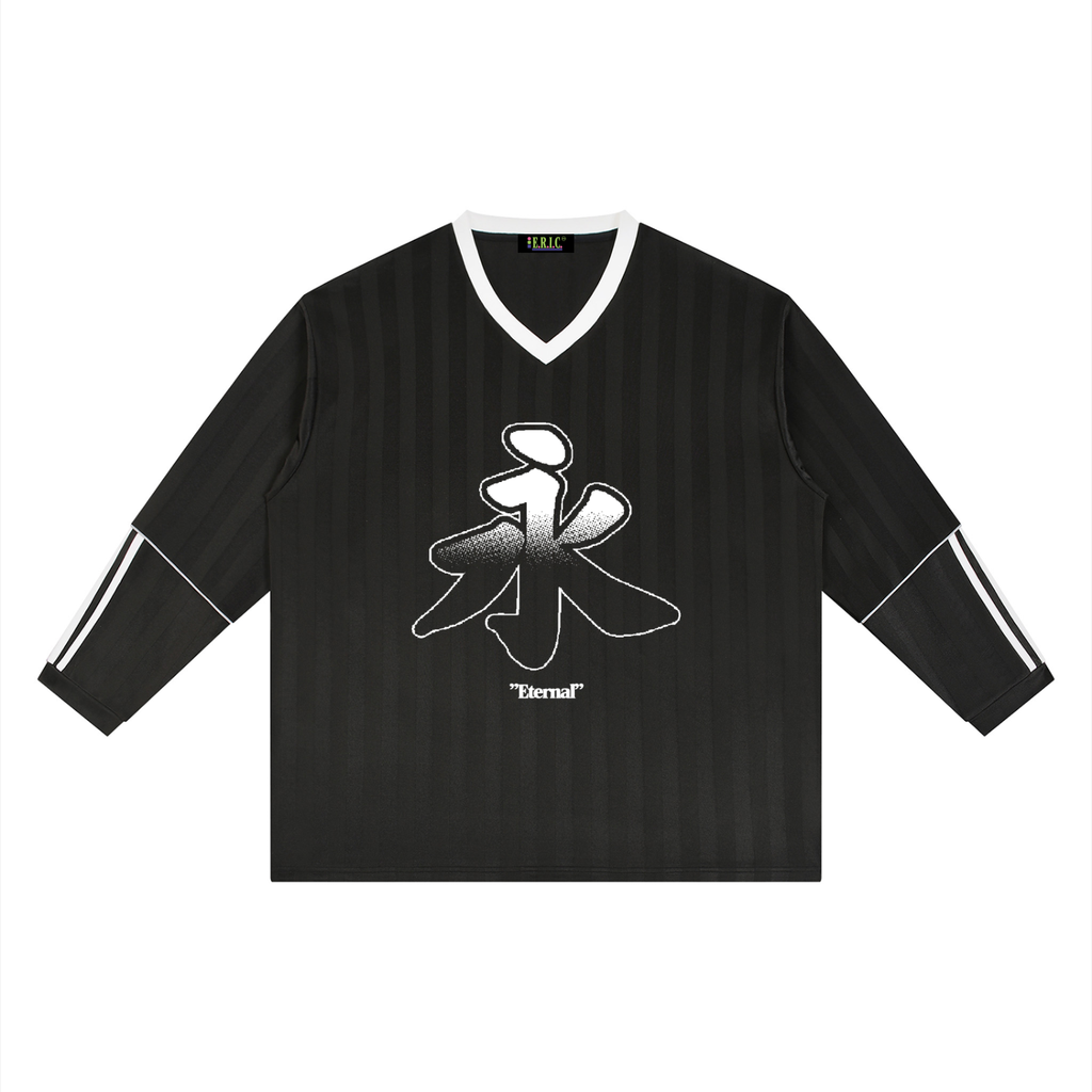 "Eternal" Striped Soccer Jersey