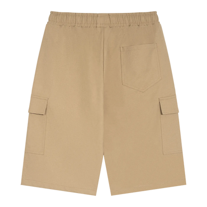 Oval Logo Drawstring Cargo Shorts
