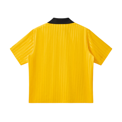 ETERNAL Contrast Collar Striped Soccer Jersey