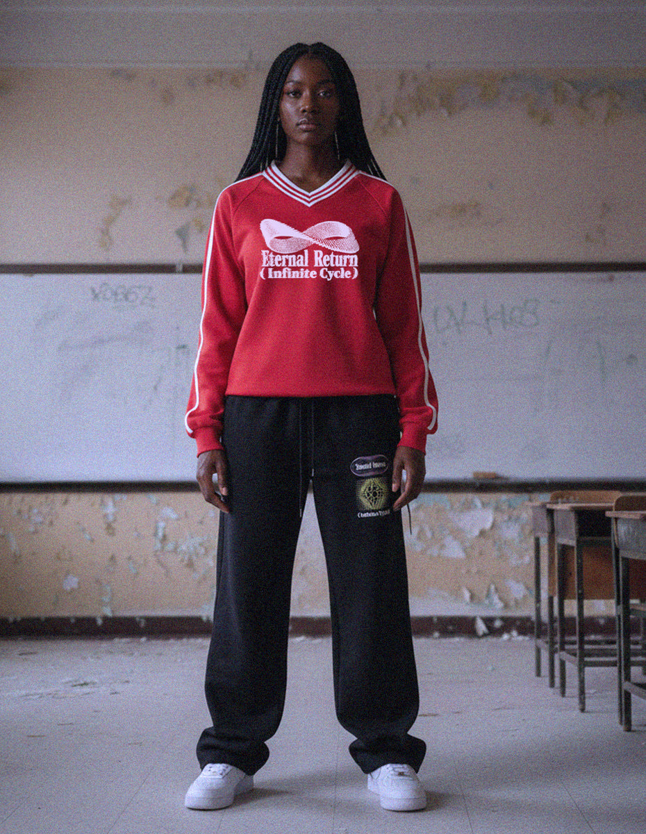 Motion Essential Drawstring Straight-Leg Sweatpants