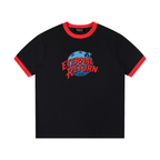 Planet Eternal Contrast Edge Ribbed Crewneck Tee