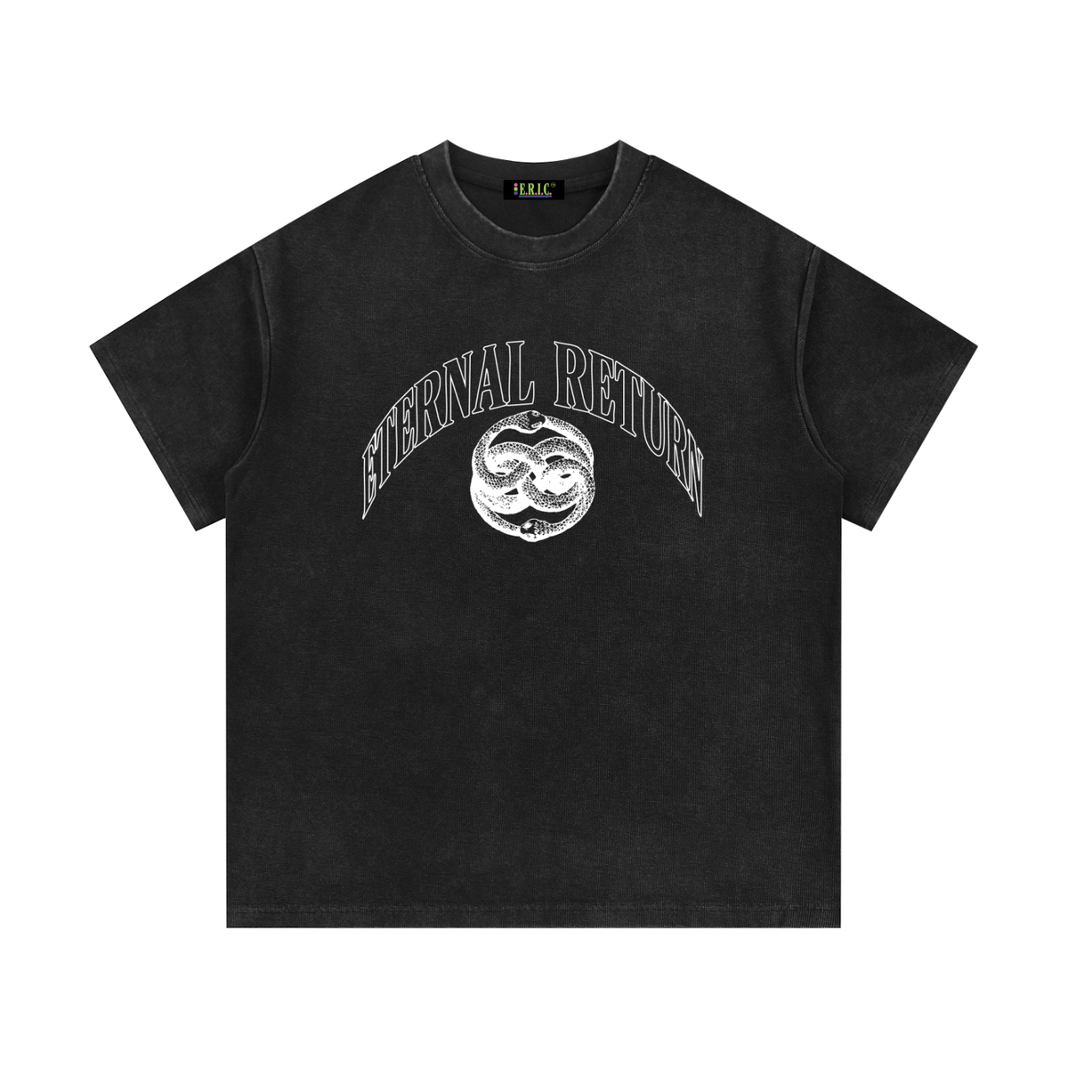 Serpent Mineral Wash Waffle Knit Tee