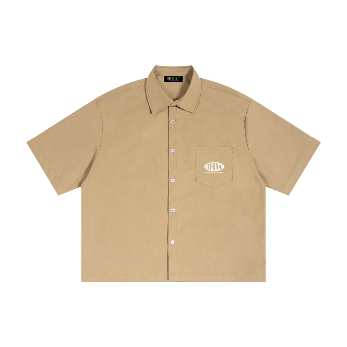 Oval Logo Boxy Heavyweight Short Sleeve Shirt
