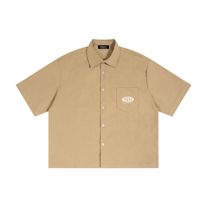 Oval Logo Boxy Heavyweight Short Sleeve Shirt