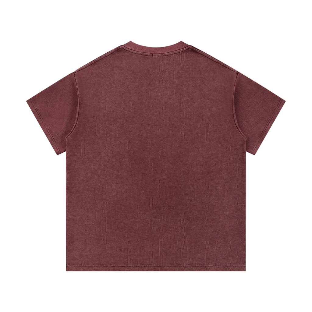 Serpent Mineral Wash Waffle Knit Tee