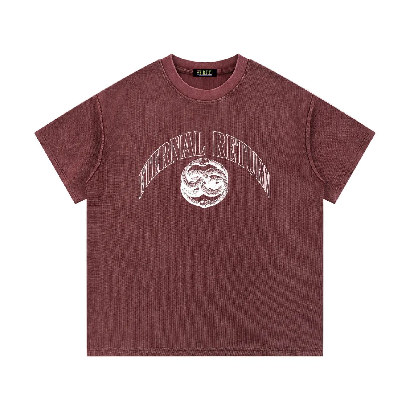 Serpent Mineral Wash Waffle Knit Tee