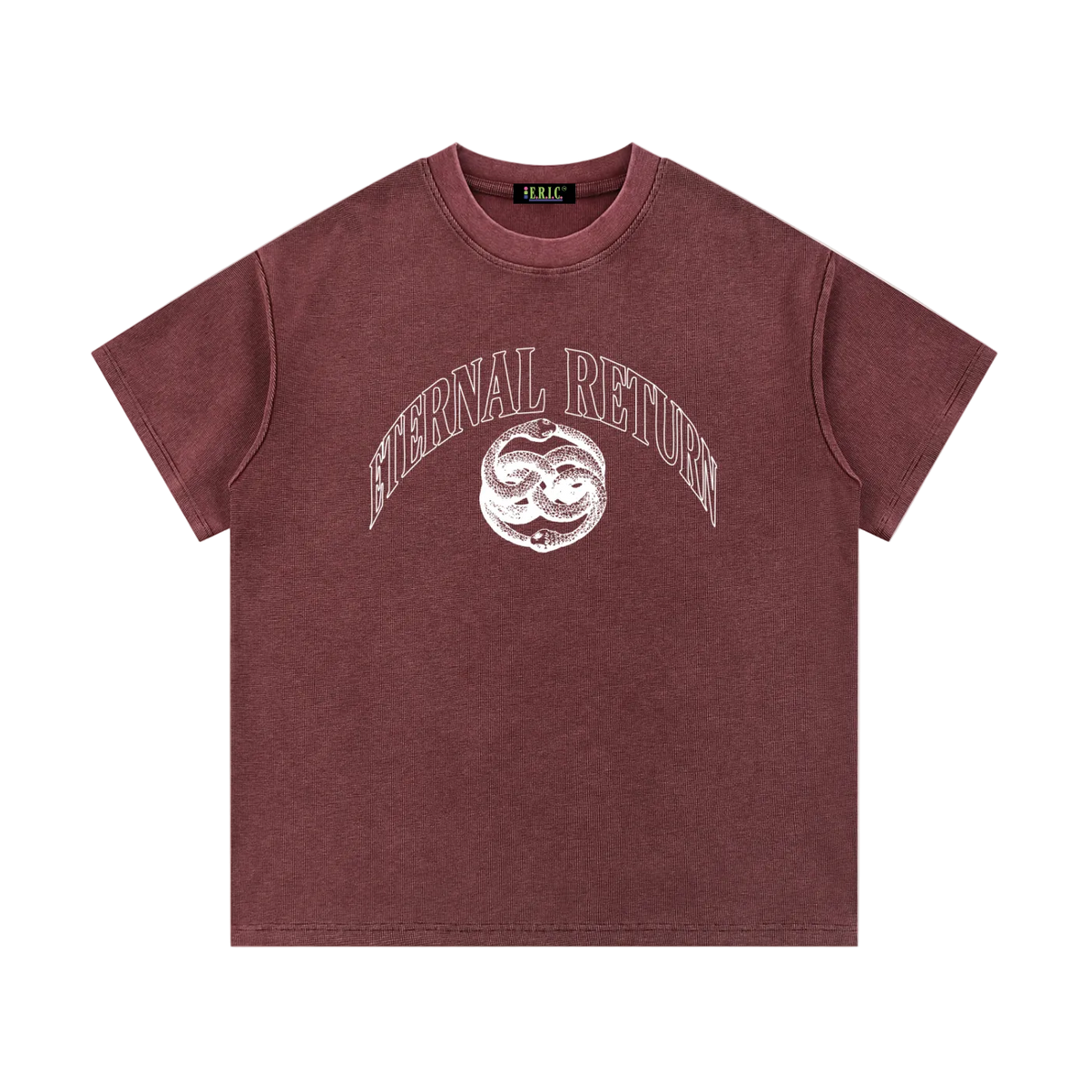 Serpent Mineral Wash Waffle Knit Tee