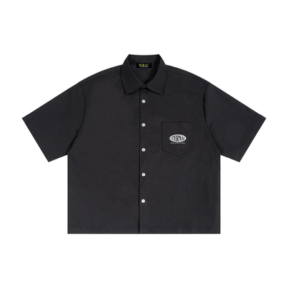 Oval Logo Boxy Heavyweight Short Sleeve Shirt