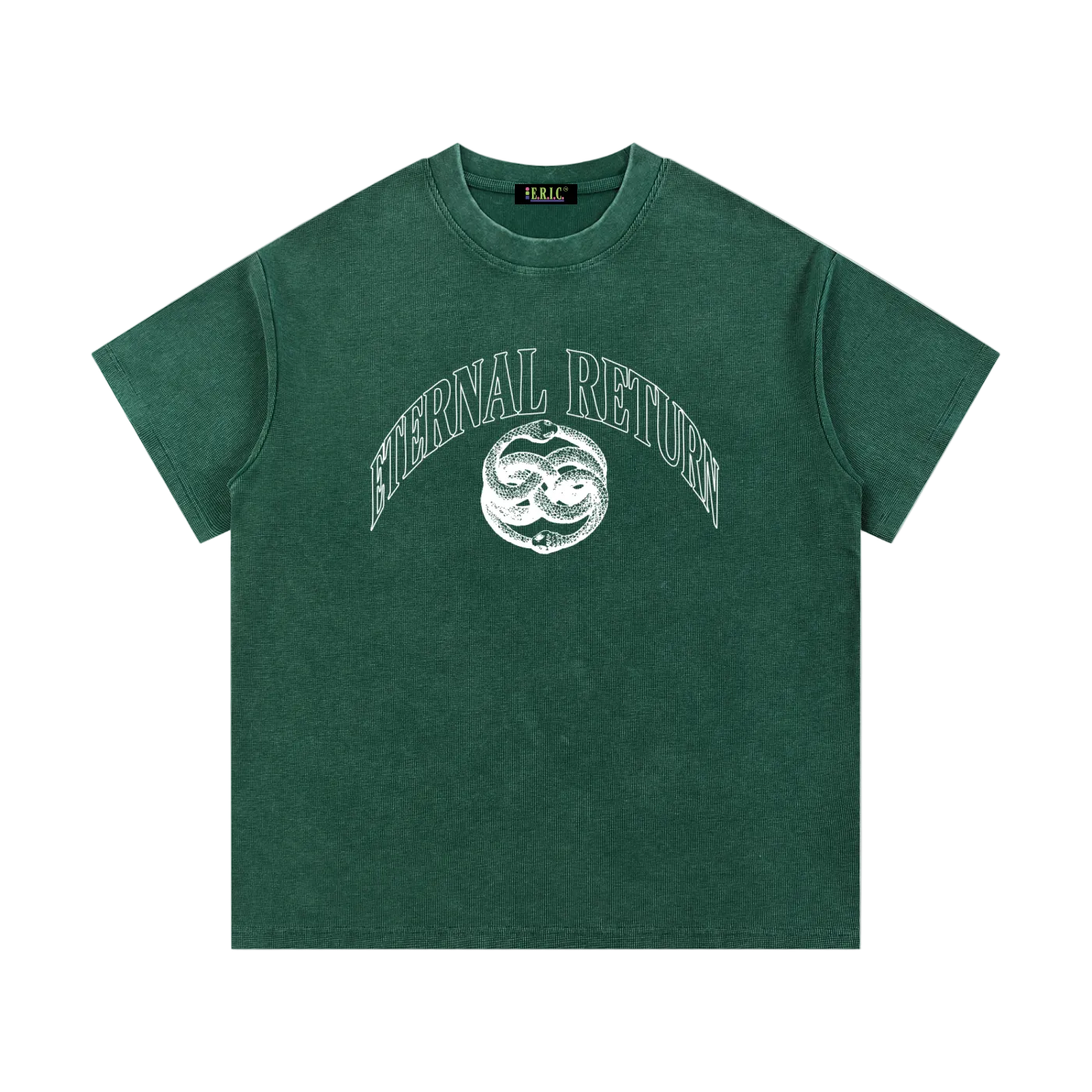 Serpent Mineral Wash Waffle Knit Tee