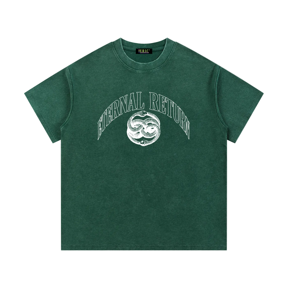 Serpent Mineral Wash Waffle Knit Tee