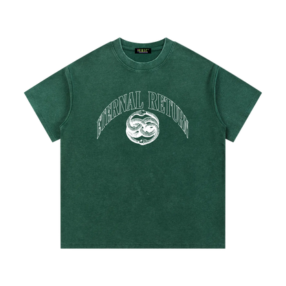 Serpent Mineral Wash Waffle Knit Tee