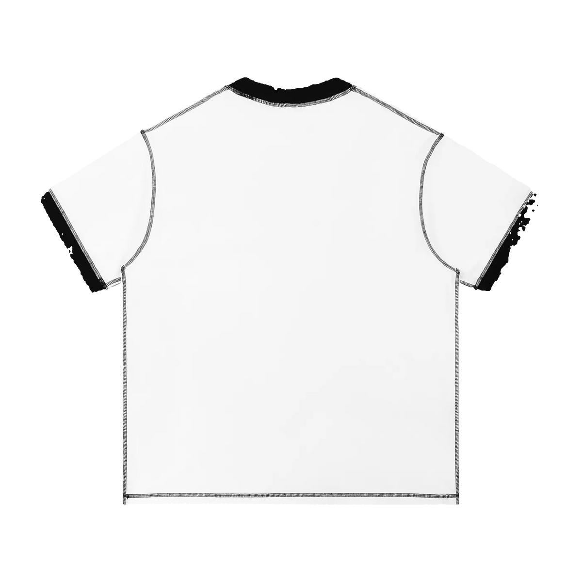 Arc Contrast-Stitched Cotton Tee