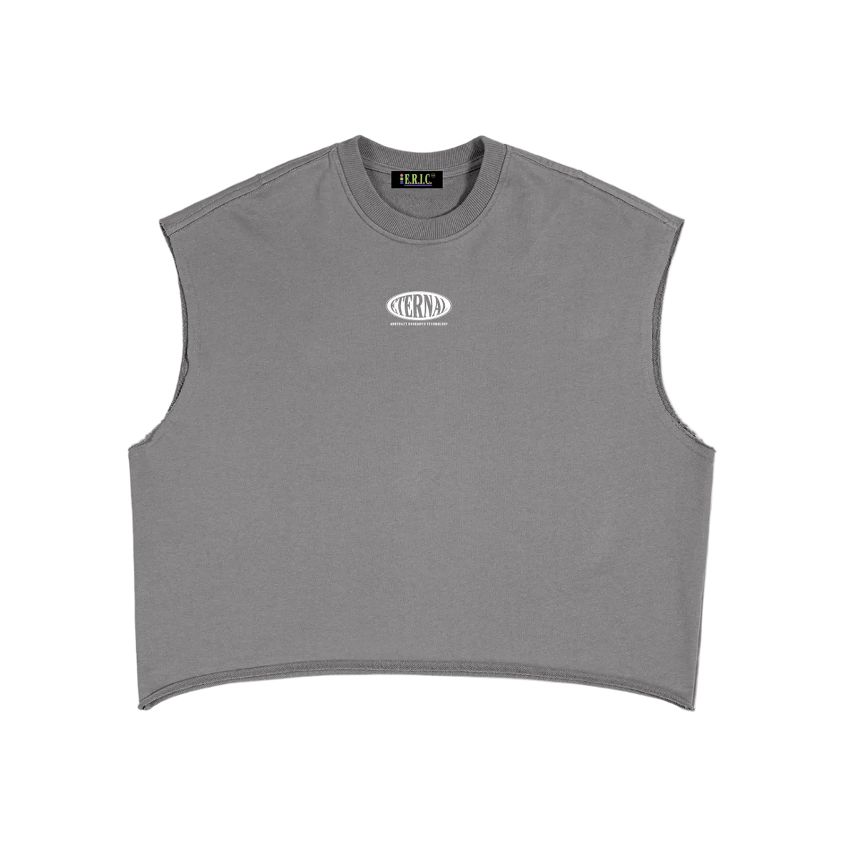 Oval Logo French Terry Boxy Tank Top