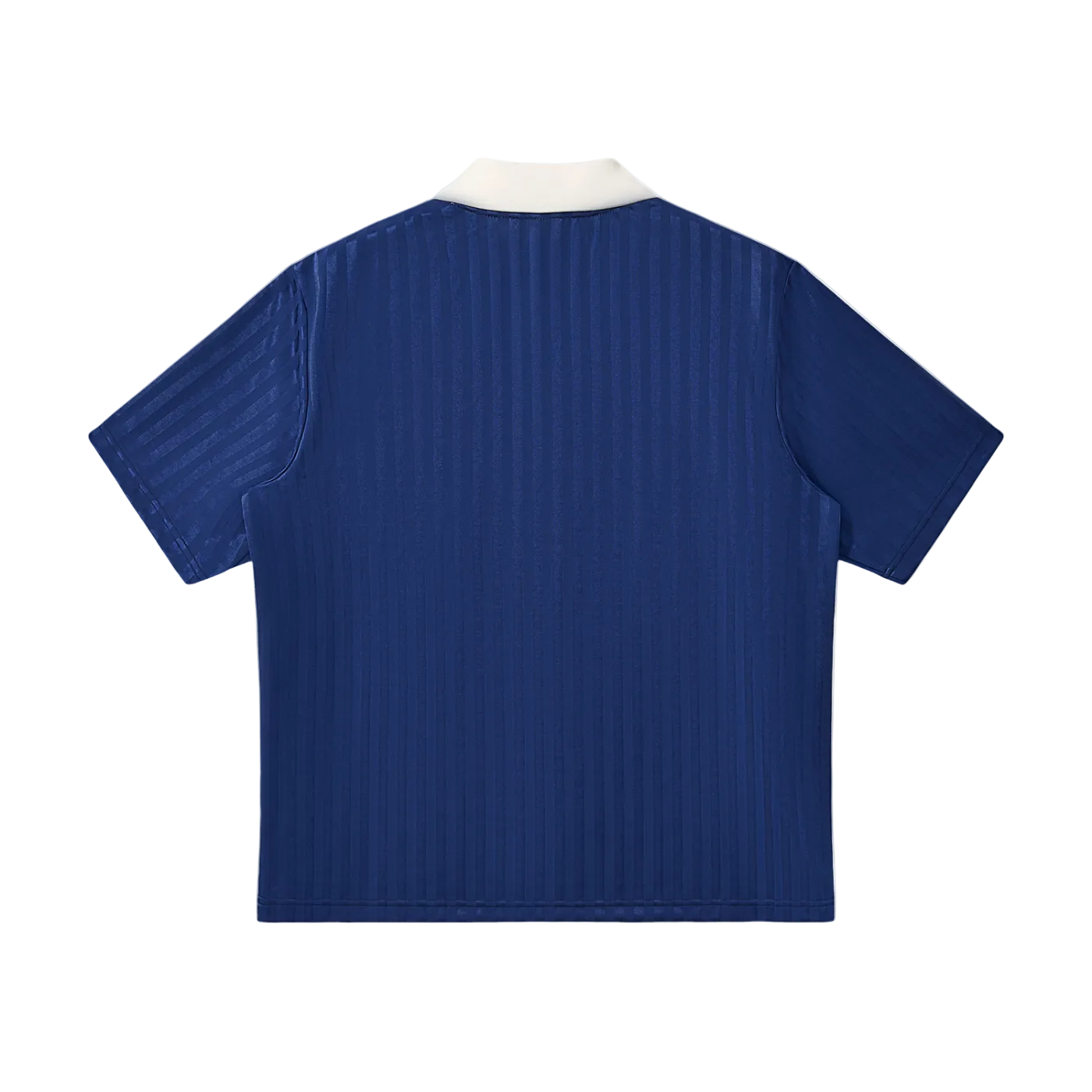 Warm Regards Contrast Collar Striped Soccer Jersey