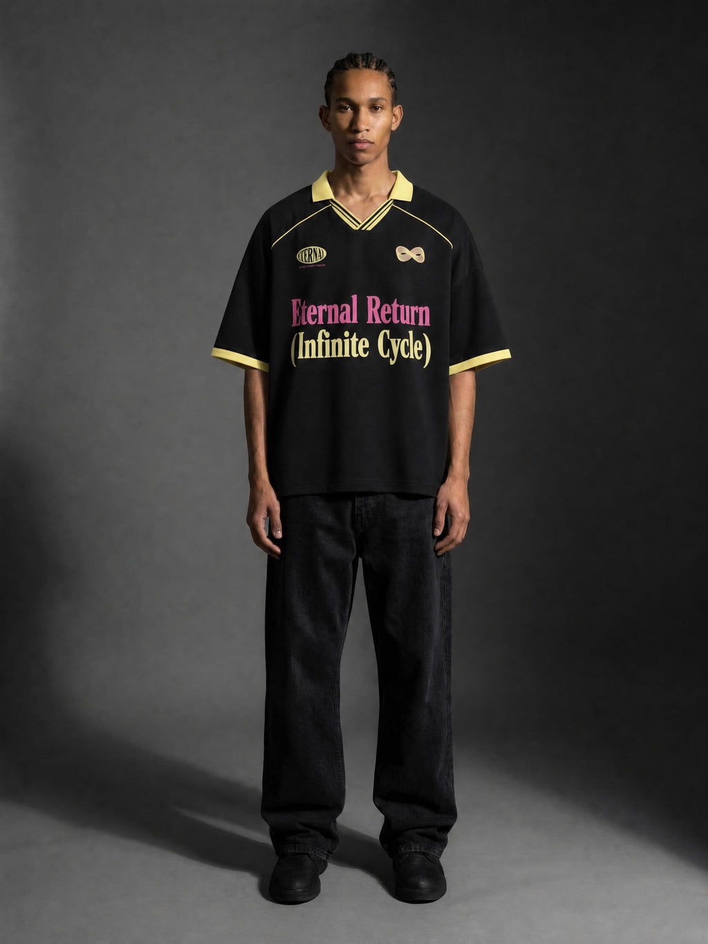 E.R.I.C. Collared Piping Boxy Soccer Jersey