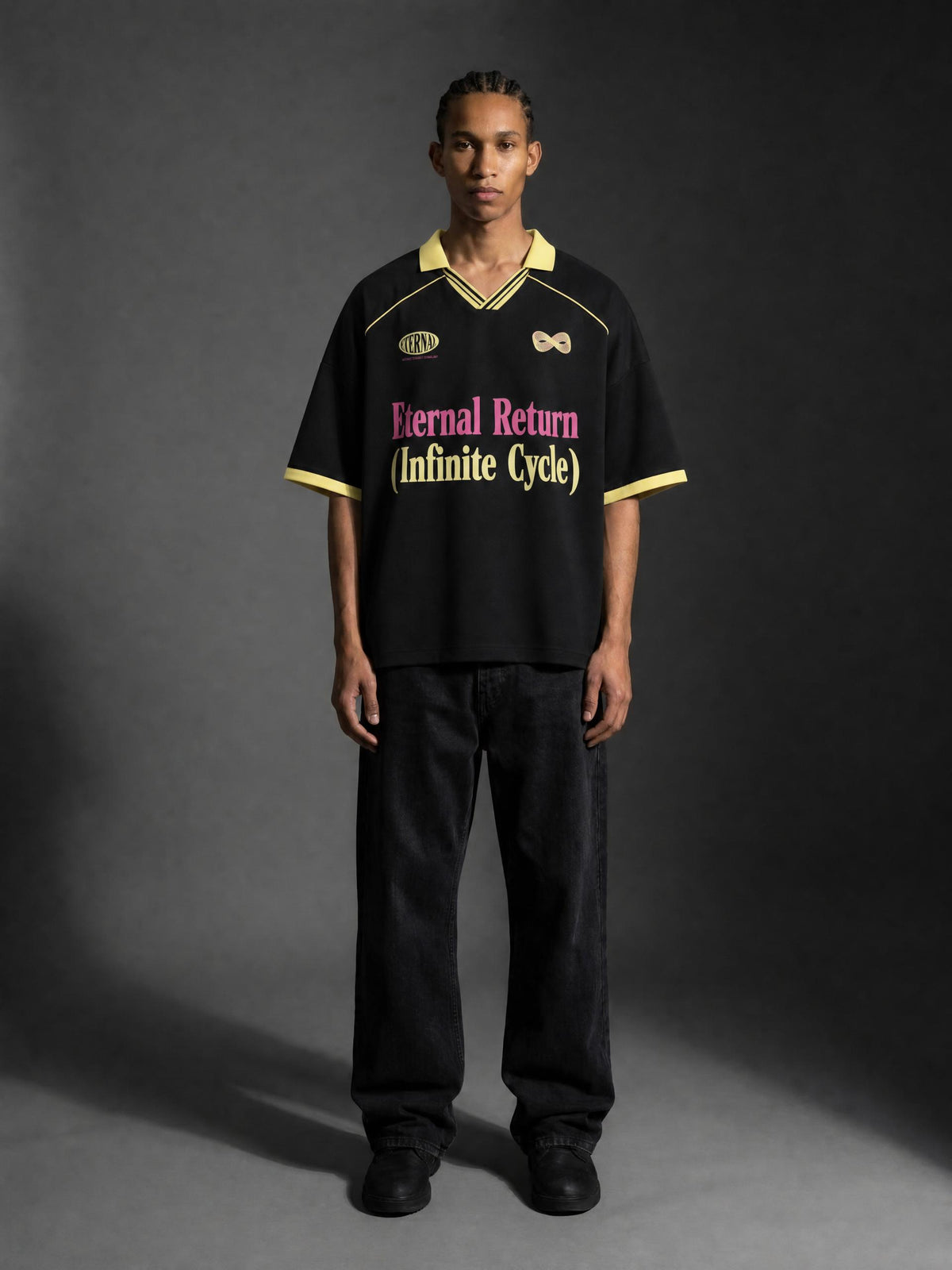 E.R.I.C. Collared Piping Boxy Soccer Jersey