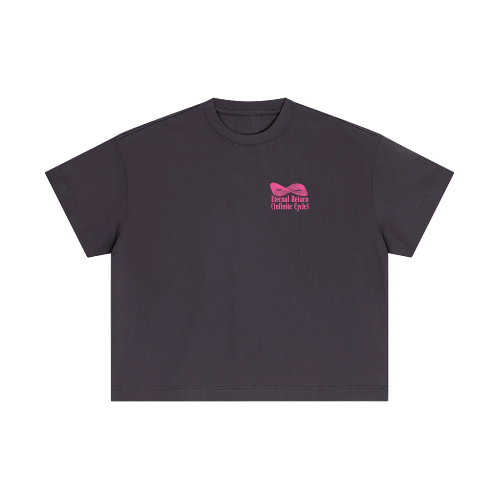 Cotton Wear: Low Cut Classic Logo Boxy Tee