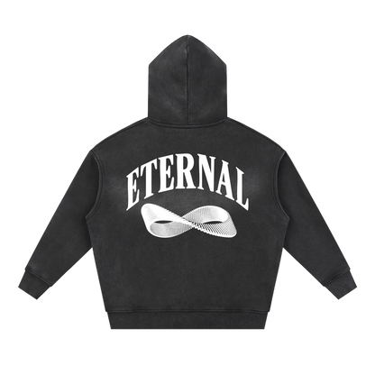 Möbius Sunfade Zip Boxy Fleece Hoodie
