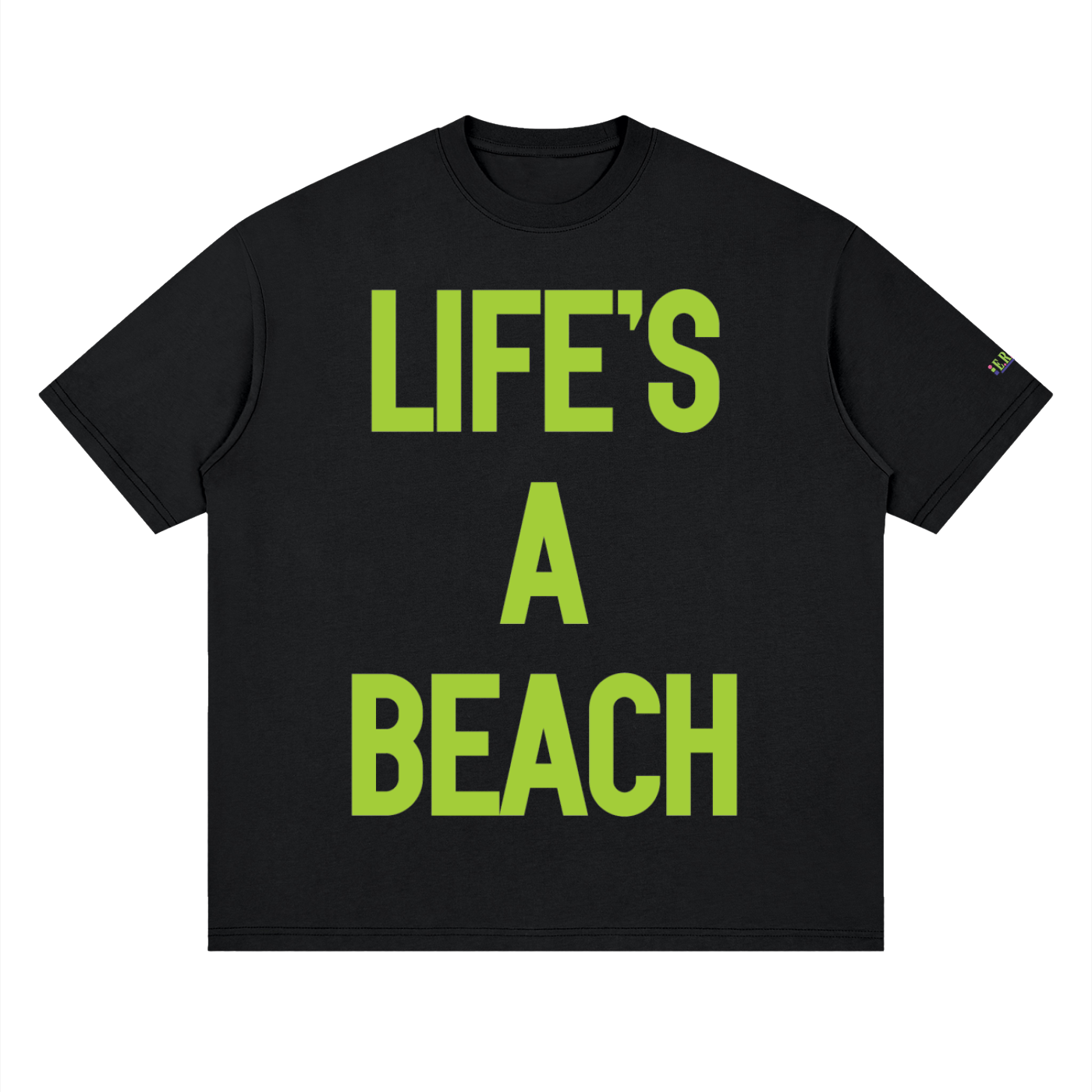 Life's a Beach Drop Shoulder Tee