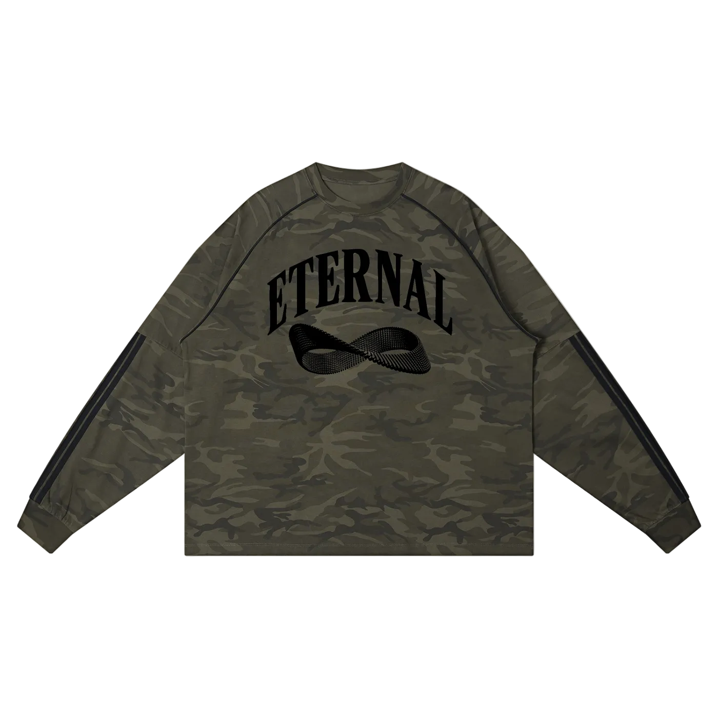Möbius Camo Loose Long Sleeve Tee