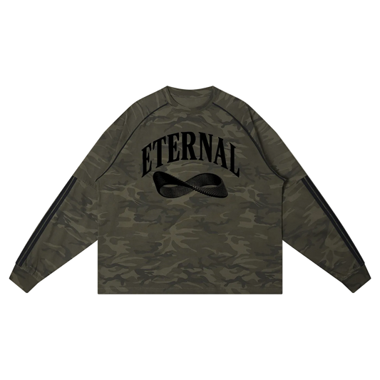 Möbius Camo Loose Long Sleeve Tee
