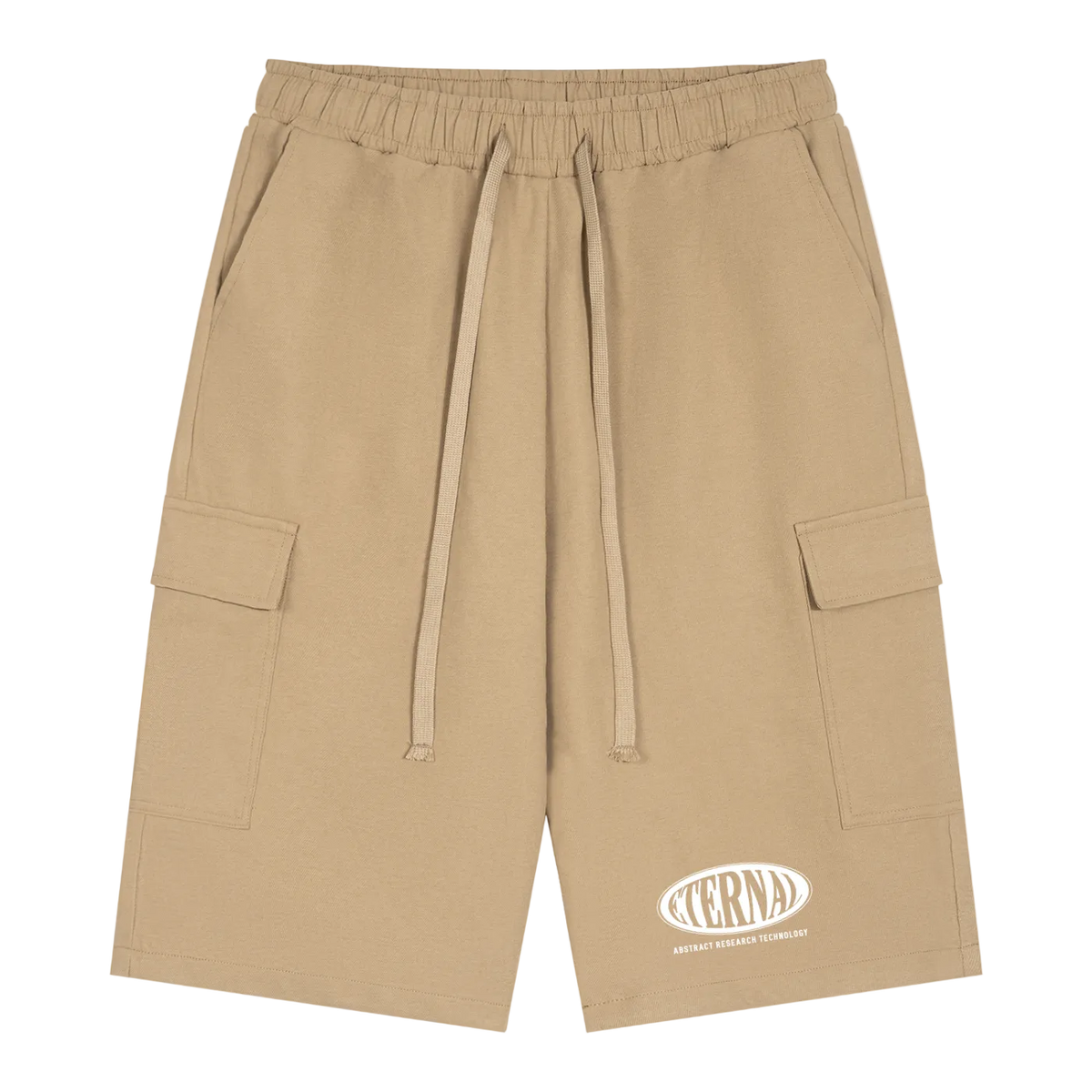 Oval Logo Drawstring Cargo Shorts