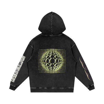 Forever Snow Washed Loose Cotton Hoodie