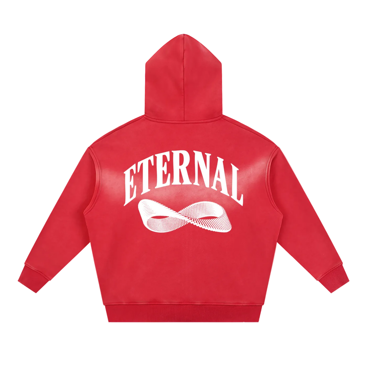 Möbius Sunfade Zip Boxy Fleece Hoodie