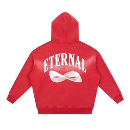 Möbius Sunfade Zip Boxy Fleece Hoodie