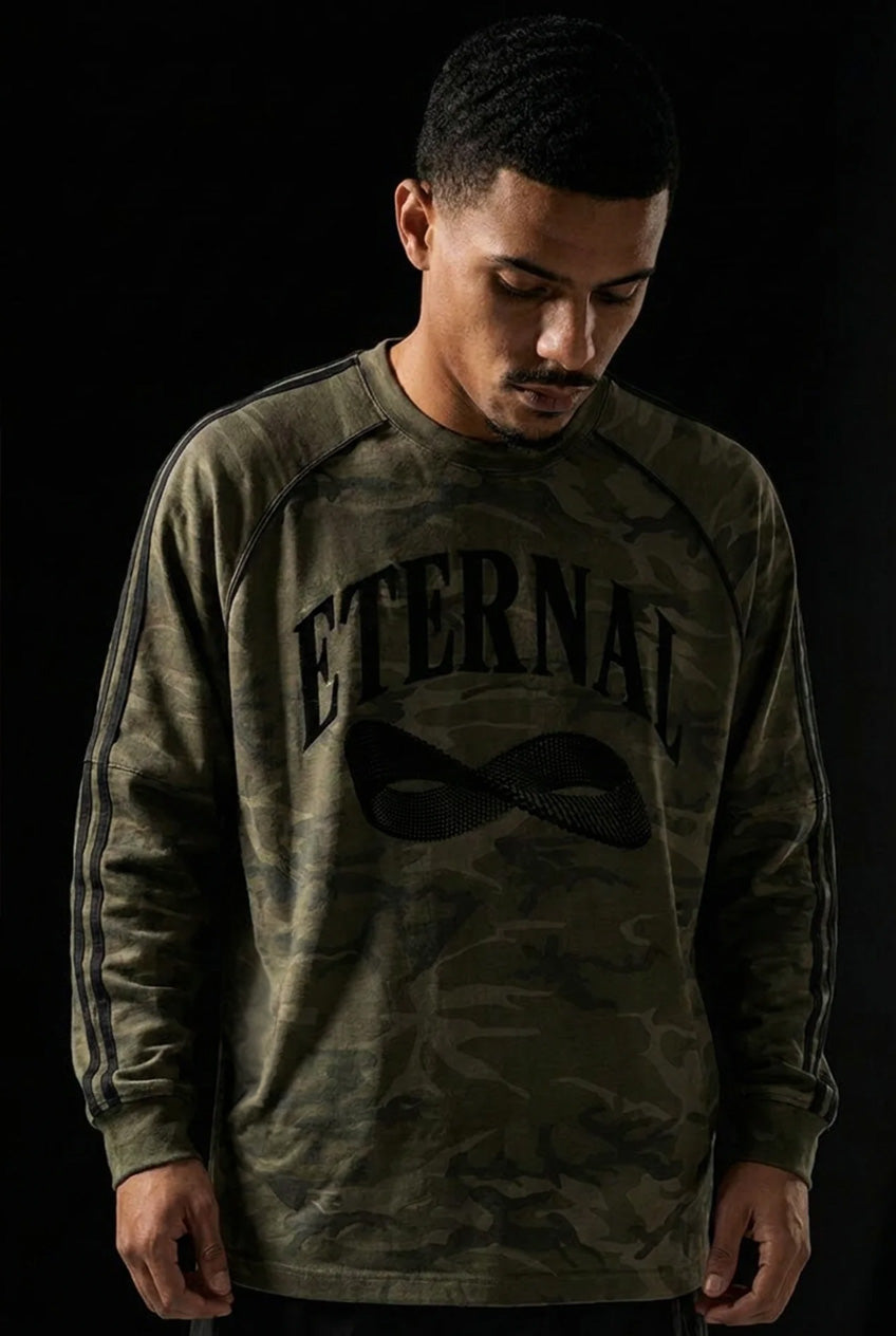Möbius Camo Loose Long Sleeve Tee