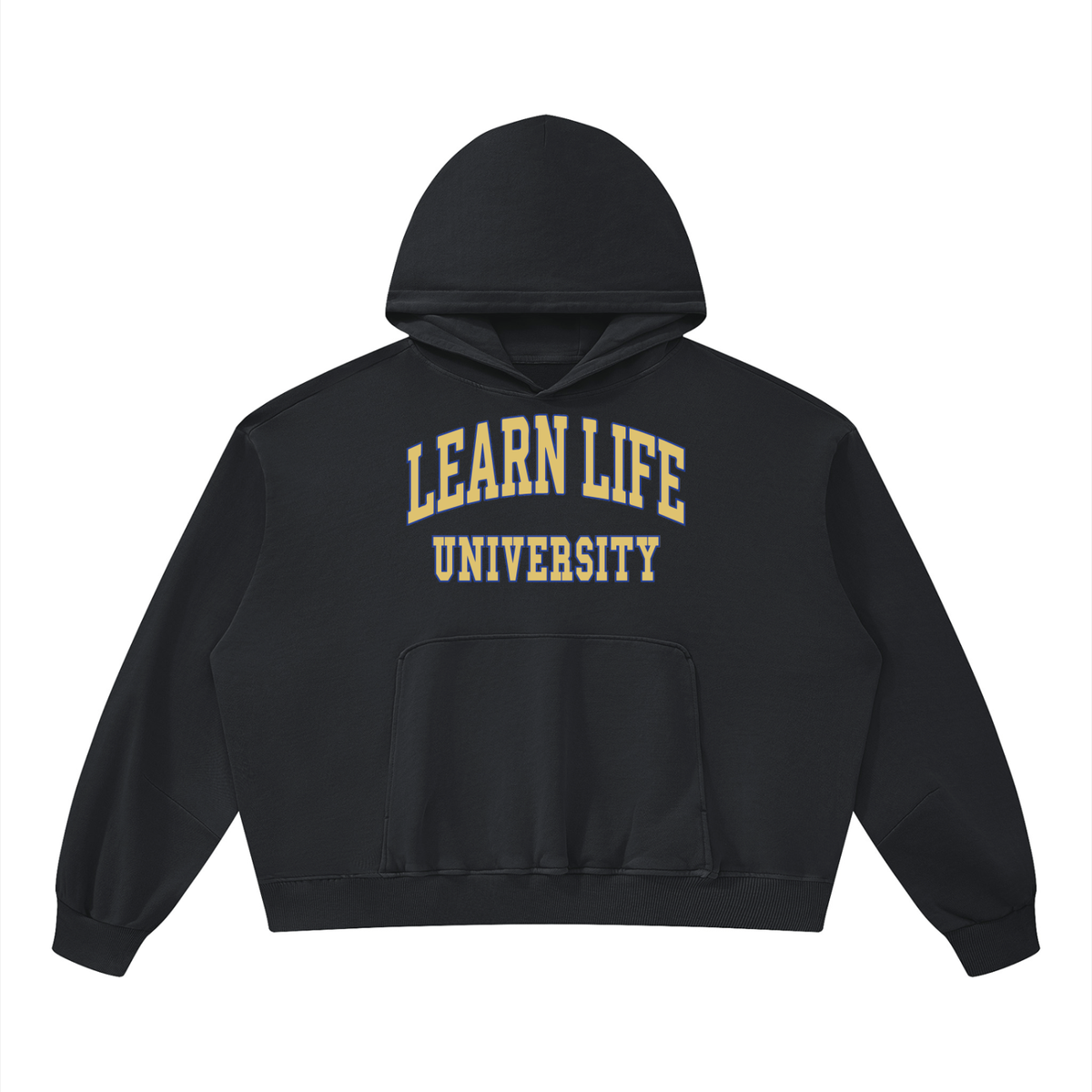 "LEARN LIFE" Vintage Washed Hoodie