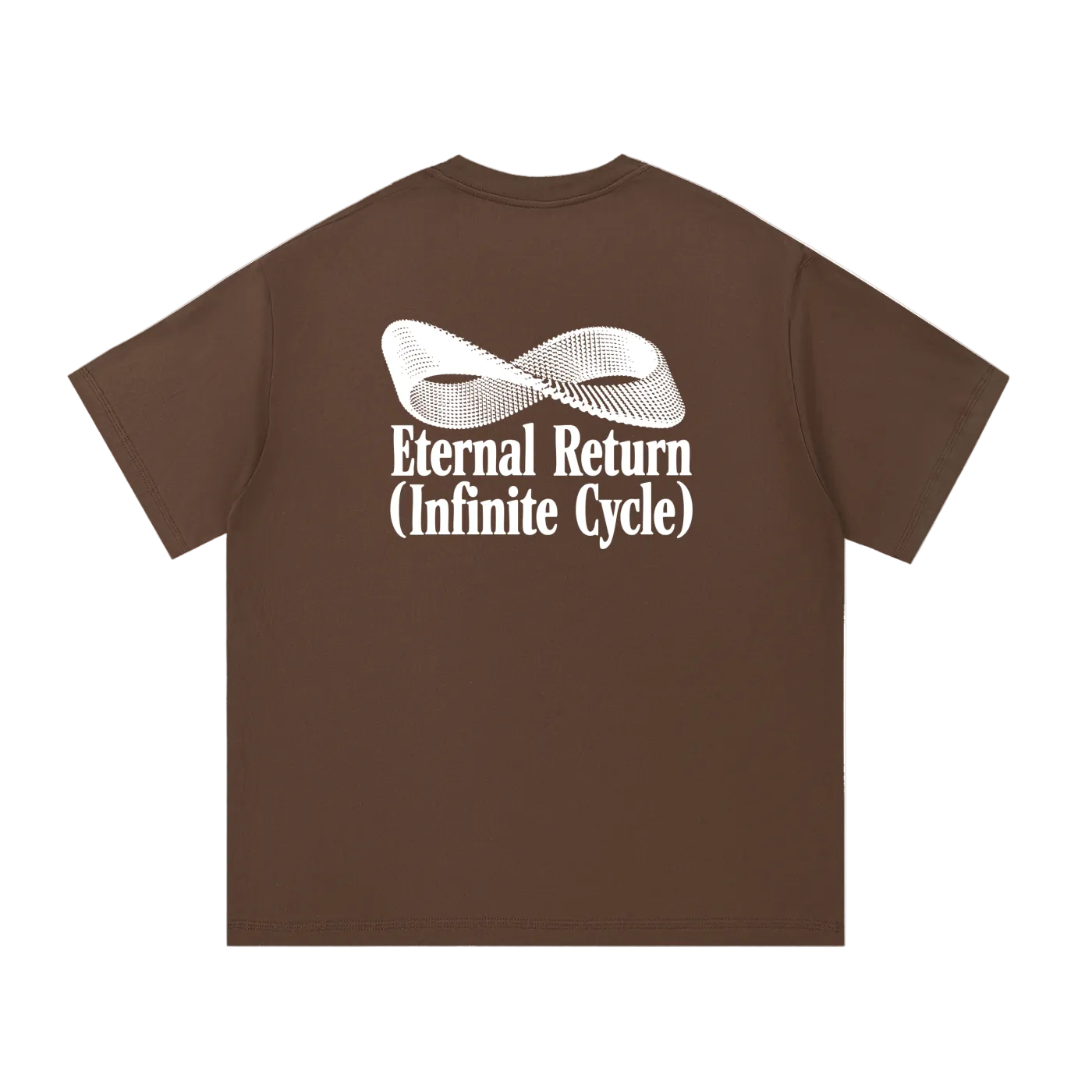 Logo Cotton Tee in Chocolate