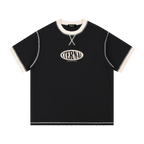 Black t-shirt with 'ETERNAL' logo on a white background