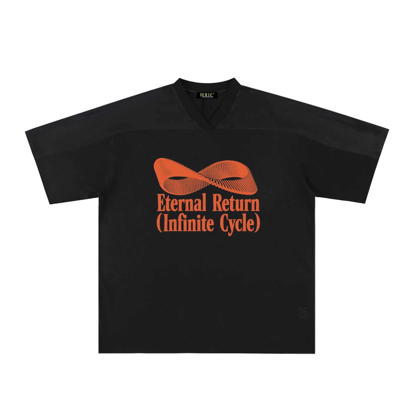 Classic Logo Mesh V-Neck Soccer Jersey