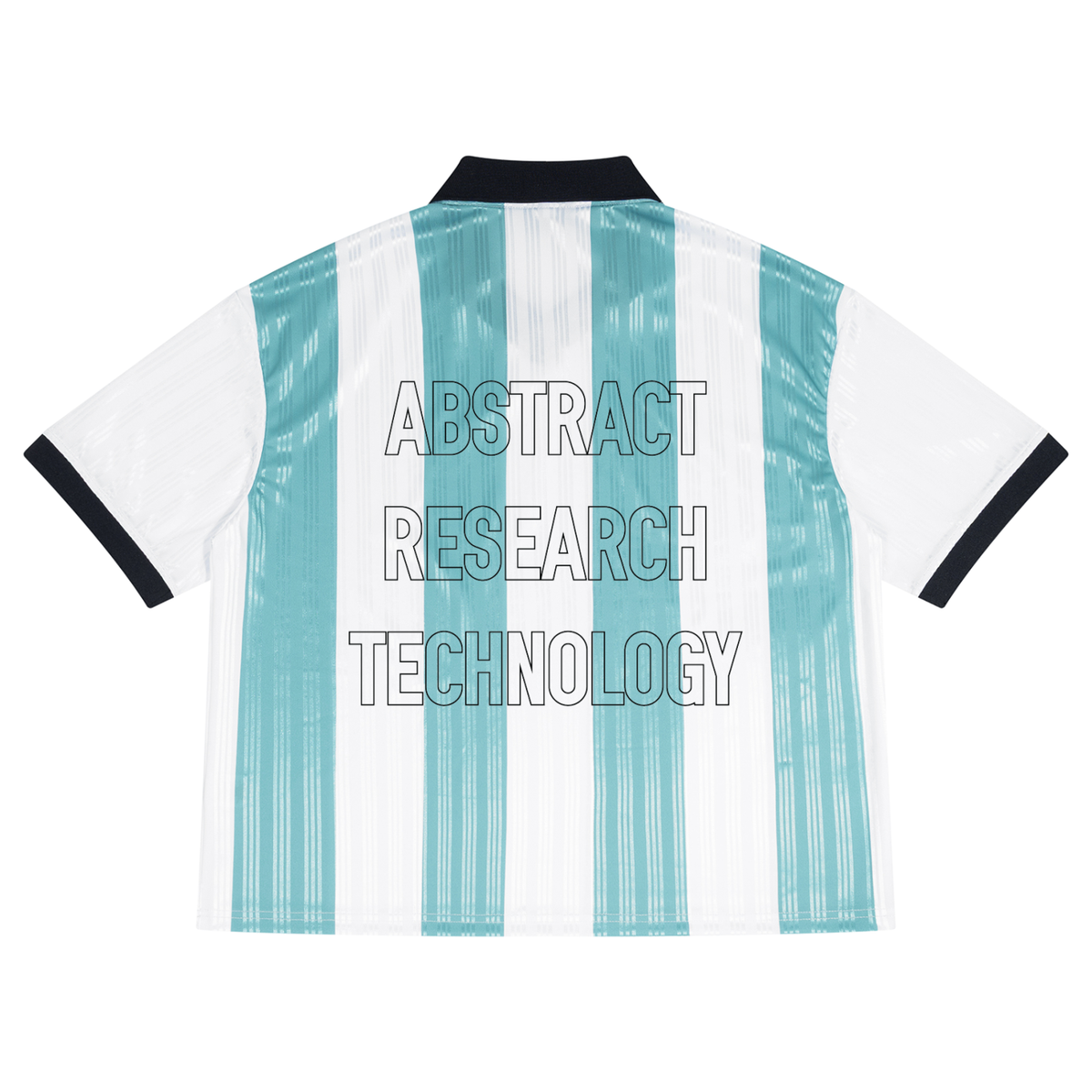 Unisex Boxy Striped Collared Soccer Jersey