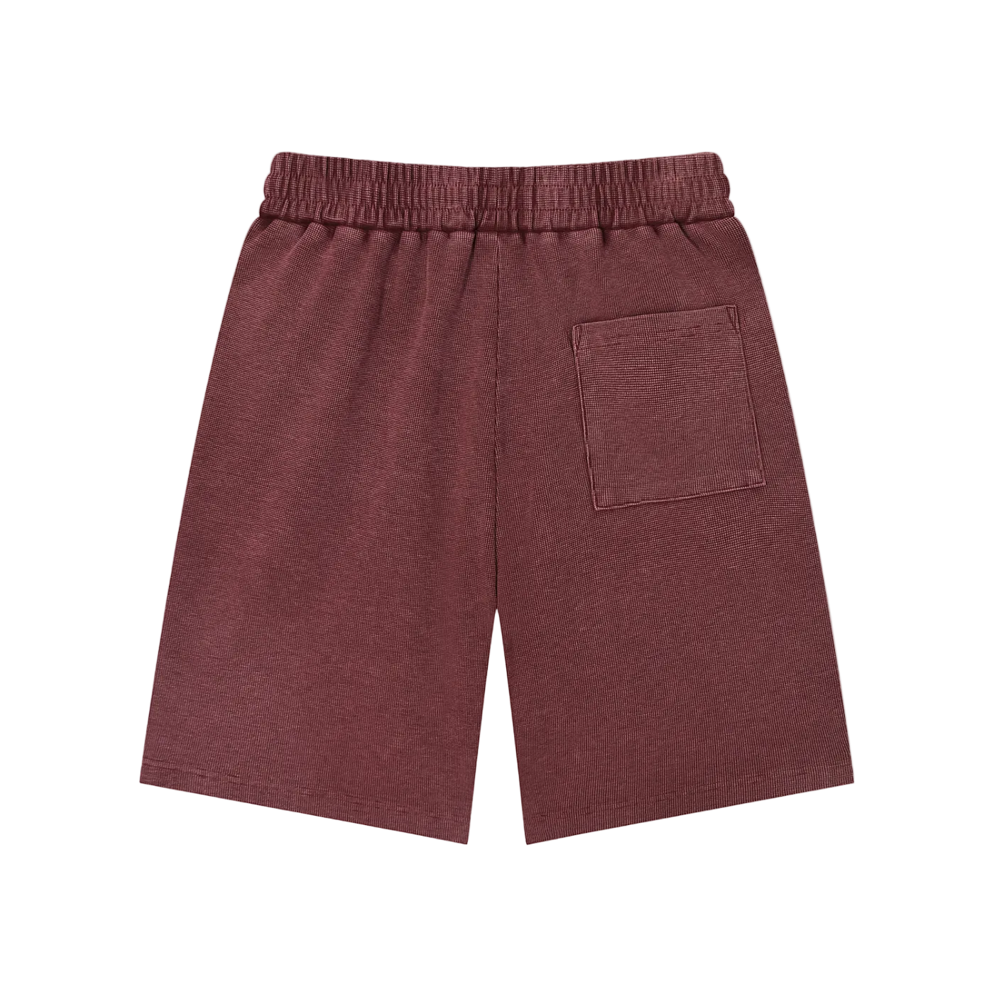 Serpent Mineral Wash Waffle Knit Shorts