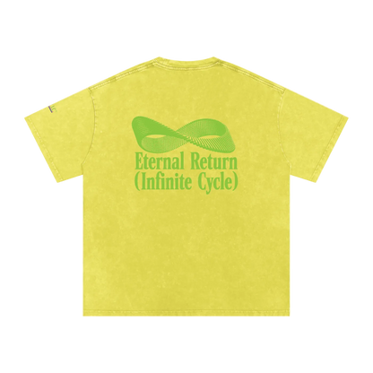 Logo Cotton Tee in Neon