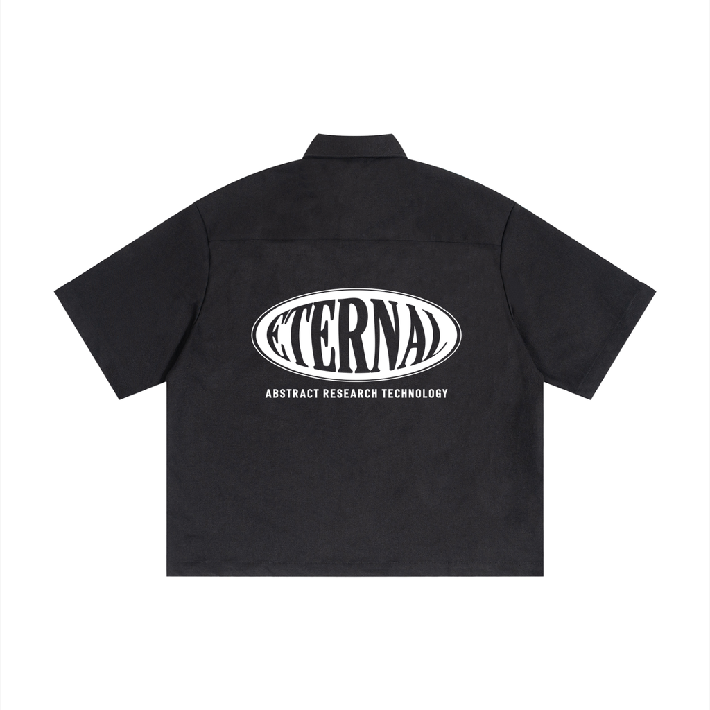 Oval Logo Boxy Heavyweight Short Sleeve Shirt