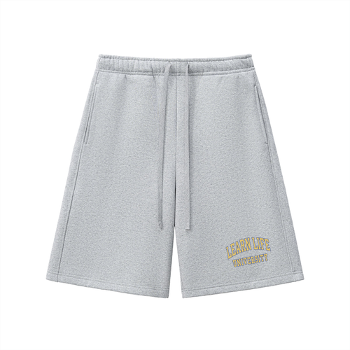"LEARN LIFE" Heavyweight Fleece Shorts