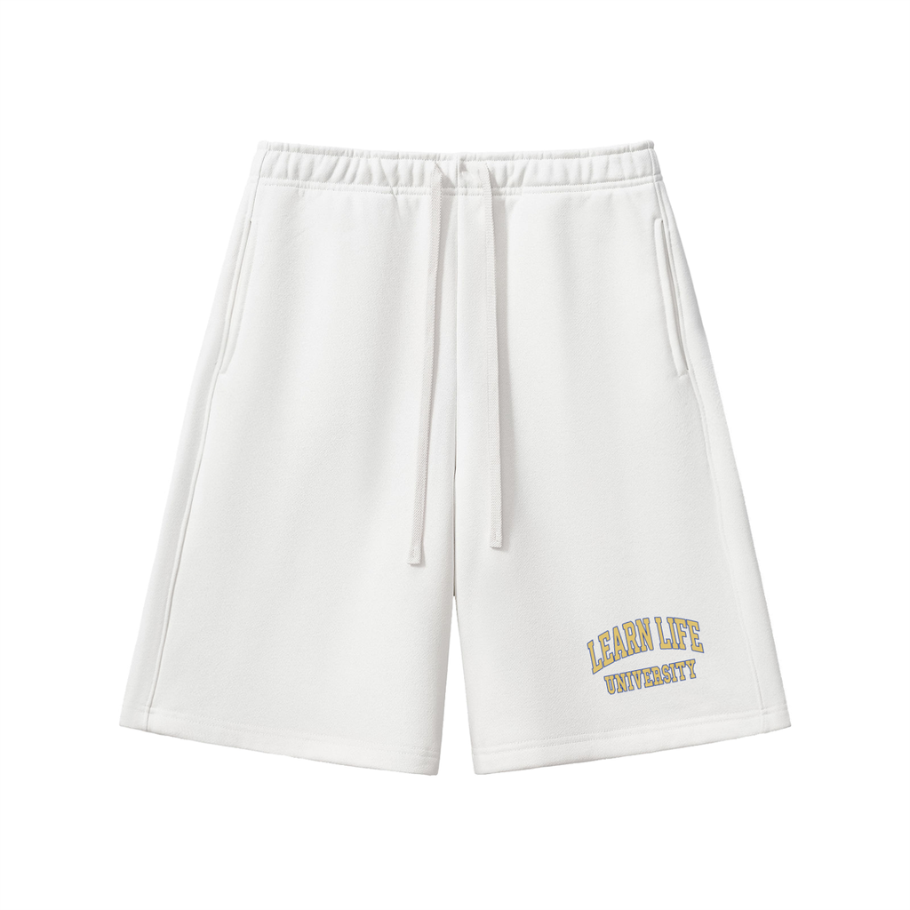 "LEARN LIFE" Heavyweight Fleece Shorts