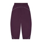 Unisex Piping Fleece Barrel Leg Sweatpants