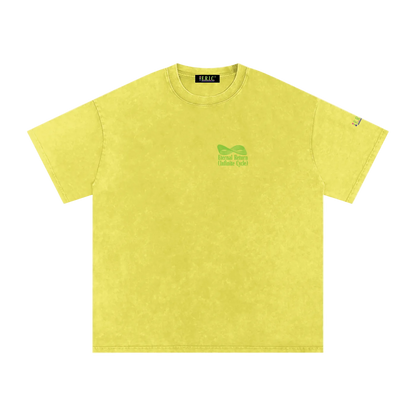 Logo Cotton Tee in Neon